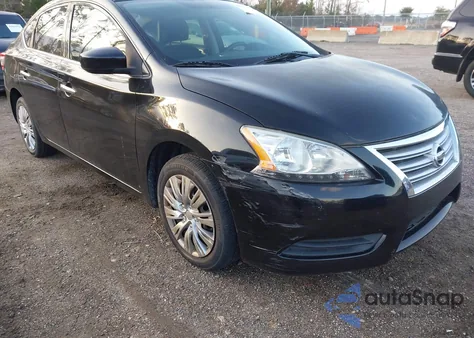2014 Nissan Sentra Sv из США, поврежденный, VIN 3N1AB7AP4EY246598